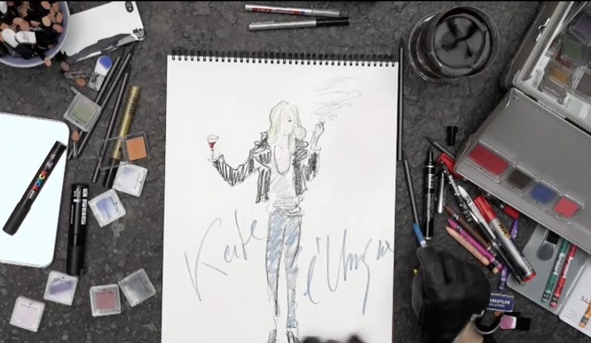 karl lagarfeld arte A vos croquis !